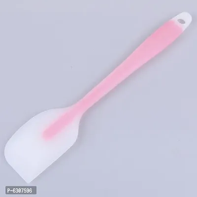 transparent spatula scrapper - pink