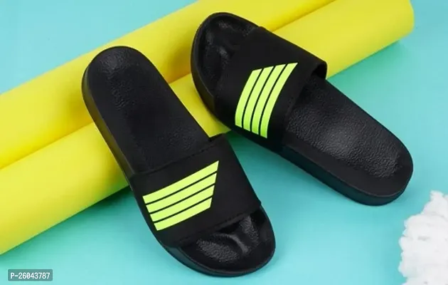 Stylish Fancy Black EVA Flip Flops For Men Pack Of 1-thumb0