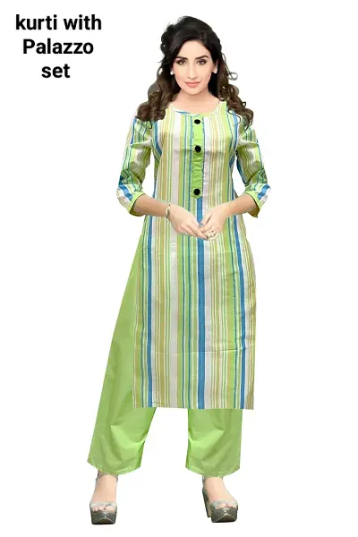 Trendy five finger kurti plazo