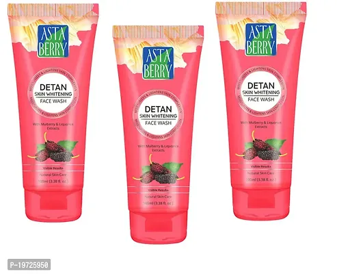 Asta Berry D Tan Face Wash Pack Of 3-thumb0