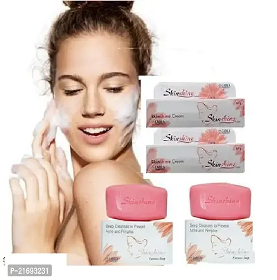 Skin shine cream soap combo pack of 2-thumb0