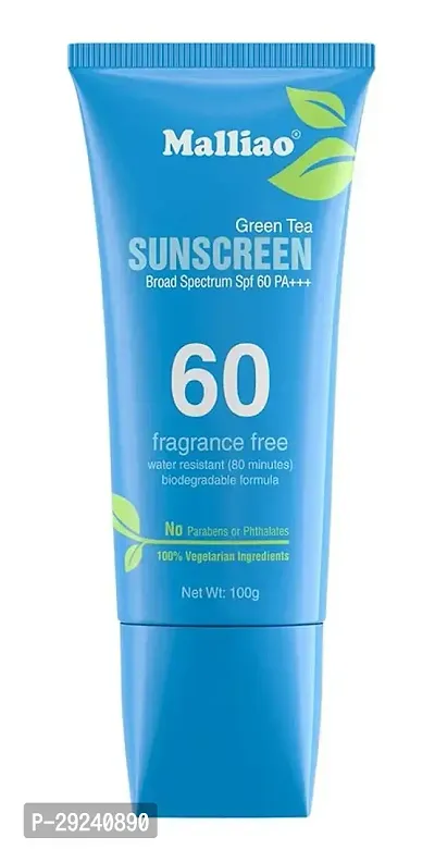 Maliao Green Tea SUNSCREEN Broad Spectrum Spf 60 PA+++-thumb0