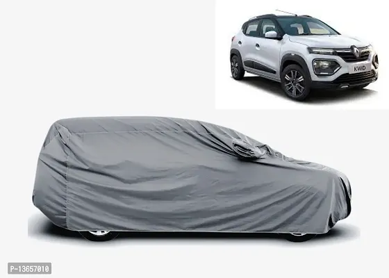 SHAH BROTHERS car body cover for Renault KWID  | dustfproof | fit for all varriant(GREY PLAN)