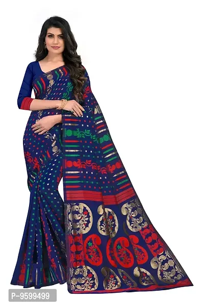 Amazon.com: Grey Indian Soft Finish Cotton Silk Dhakai Jamdani Muslim  Women's Saree Sari Small Butti Body : Clothing, Shoes & Jewelry