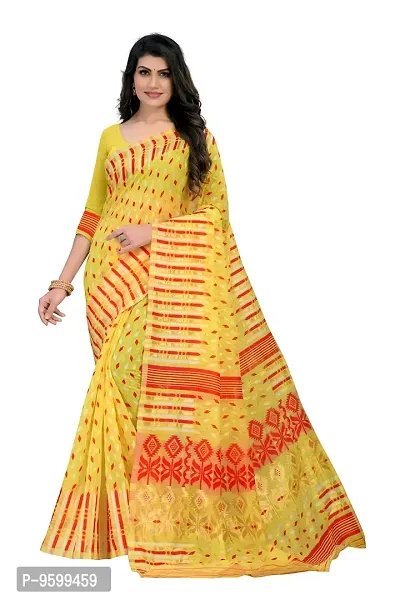 Partyware Soft Dhakai Jamdani Saree – ShopBollyWear.Com