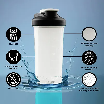 Motivational Sipper water bottle with time markings in Black