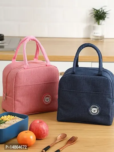 Insulated Travel Lunch/Tiffin/Storage Handbags (Pack of 2)