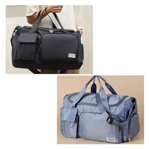 Combo of Water Resistant Gym, Swim, Basketball, Weekend Trip, Yoga Mommy Travel Carry Bags With Shoe Compartment