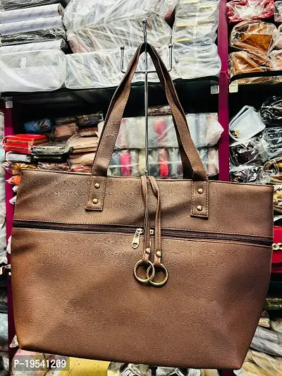 Fancy Double Compartment Solid Handbags