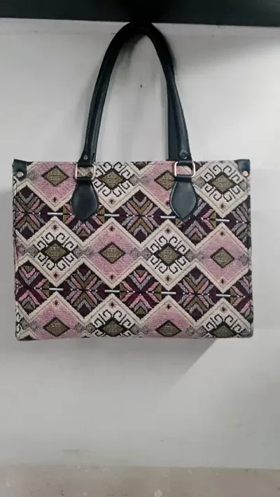 Trendy Printed Large Handbags For Women