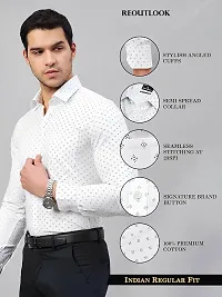 Stylish Cotton Blend Printed Casual Shirt for Men-thumb3