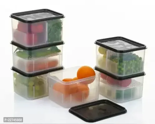 Best Quality Plastic Grocery Containers - Pack of 6-thumb0