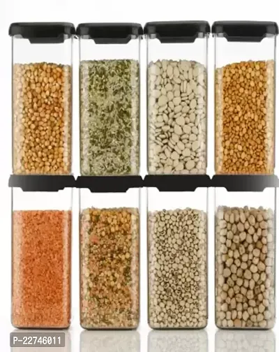 Best Quality Plastic Grocery Containers - Pack of 8
