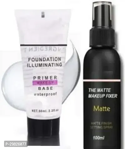 Most Beautiful Trending Fixer Combo With Primer Foundation Luxury Primer - 150 Ml-thumb0