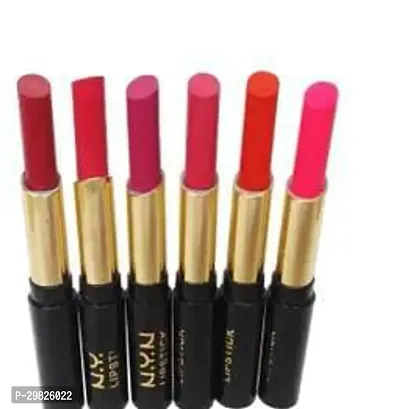 Multicolor Matte Finish Lipsticks Combo Pack Of 6