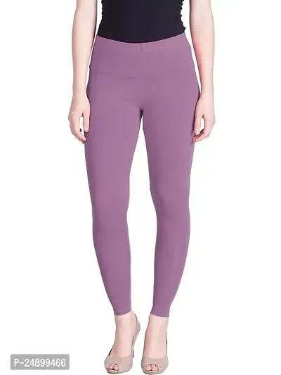 Fabulous Purple Cotton  Leggings For Women-thumb0