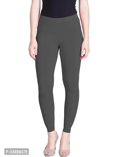 Fabulous Grey Cotton  Leggings For Women