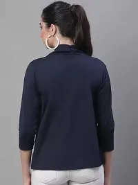 Classy Hangers Women Blue Shrug-thumb3