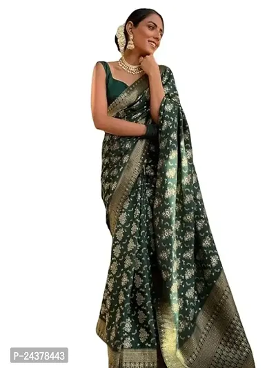 Stylish Fancy Designer Pure Silk Saree With Blouse Piece For Women