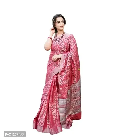 Stylish Fancy Designer Pure Silk Saree With Blouse Piece For Women-thumb0