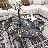 BLACK GOLD Marble Wallpaper Oil Proof Wallpaper for Kitchen Wall  Kitchen Sheet Kitchen Sticker Kitchen Wall Kitchen Wall Stickers Oil Proof Heat Resistant (Size 60*200 Cm) (Black Gold A11)-thumb3