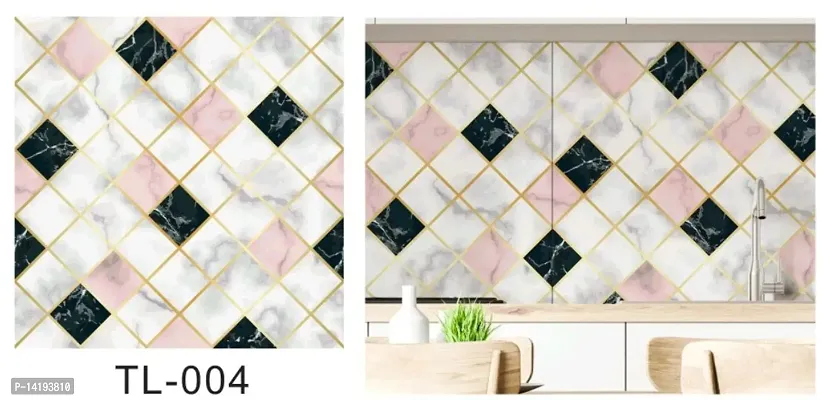 PINK+BLACK+WHITE WALLPAPER 60X200CM, 24X80 INCH, 2METER-thumb2