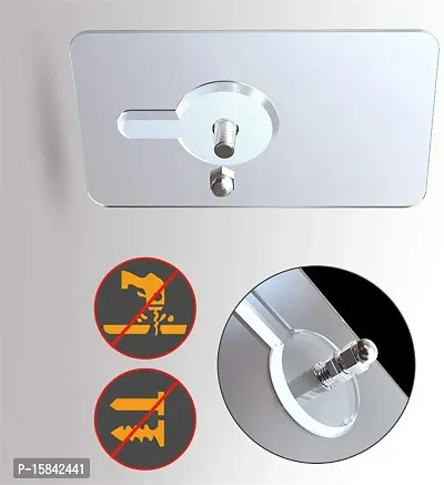 10Pcs Screw Sticker Stainless Steel Wall-Mounted Clever Holder.-thumb3