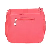 Sr Sales Women's Stylish Sling Bag | Cross Body Bag For College, Travel, Party (Pink)-thumb1