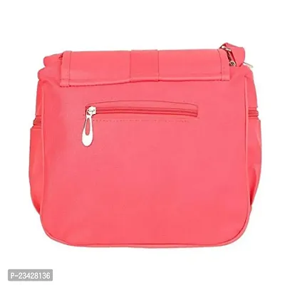 Sr Sales Women's Stylish Sling Bag | Cross Body Bag For College, Travel, Party (Pink)-thumb2