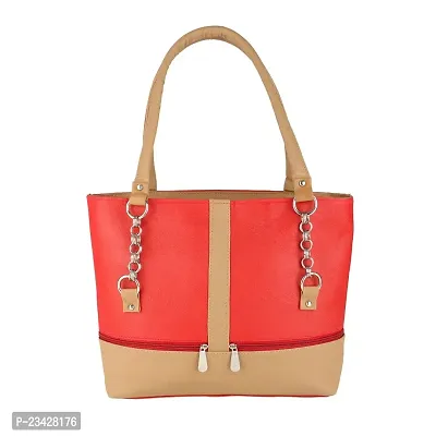 Shankey Collection Red  Brown PU Women Hand Bag