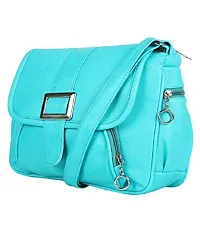 Sr Sales Sling  Cross-Body Bags for Girl's  Women - College, Party, Travel (Blue)-thumb1