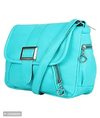Sr Sales Sling  Cross-Body Bags for Girl's  Women - College, Party, Travel (Blue)-thumb2