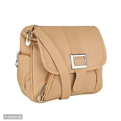 Sr Sales Casual Women's Sling Bag | Cross Body Bag For College, Travel, Party (Beige)-thumb3