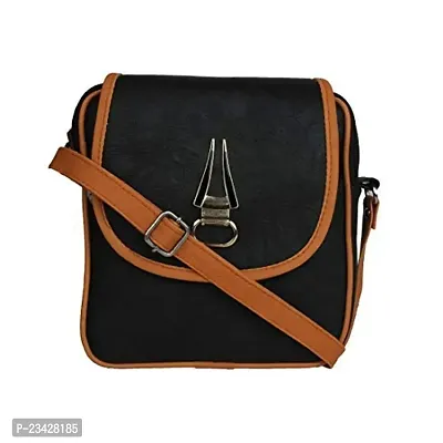 Sr Sales Women's Sling Bag | Cross Body Bag For Party, College, Travel (Black)