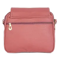 SBS Bags? Women?s Girls Fashion PU Leather Casual Cross-Body  Side Sling Bags With Adjustable Strap For College, Office, Travel (PInk)-thumb4