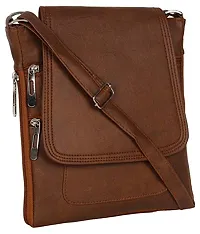 Sr Sales Women's Pu Sling Bag - Brown (Sr_Bag_Brown)-thumb1