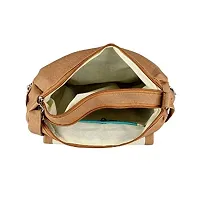 SR Sales Women's Casual College/Office Stylish Sling Bag (Beige)-thumb2