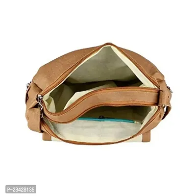 SR Sales Women's Casual College/Office Stylish Sling Bag (Beige)-thumb3