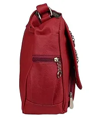 Sr Sales Women's Sling Bag | Cross Body Bag For College, Party, Travel (Maroon)-thumb3