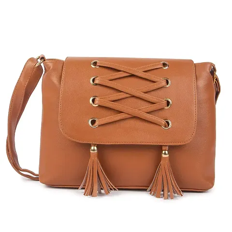 SBS Bags? Women?s Girls Fashion PU Leather Casual Cross-Body & Side Sling Bags With Adjustable Strap For College, Office, Travel