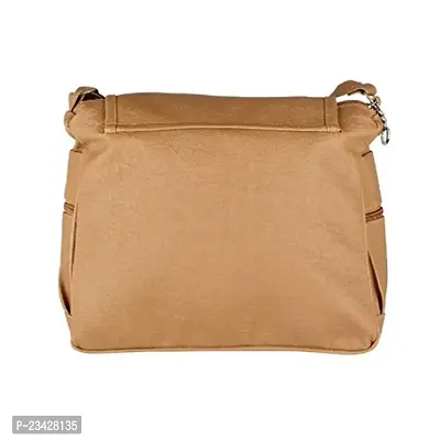 SR Sales Women's Casual College/Office Stylish Sling Bag (Beige)-thumb2