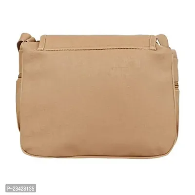 SR Sales Women's Casual College/Office Stylish Sling Bag (Beige)-thumb4