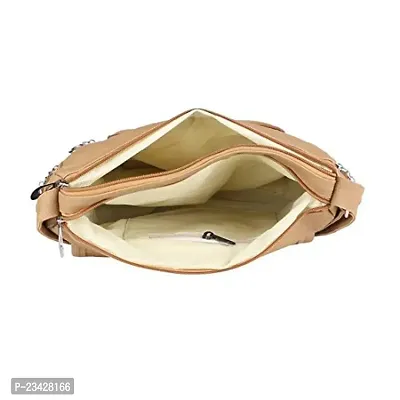 Sr Sales Casual Women's Sling Bag | Cross Body Bag For College, Travel, Party (Beige)-thumb4