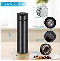 Stylish Black Temperature Controlled Bottle-thumb1