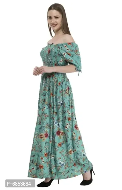 Stylish Floral Maxi Dress For Women/Ladies-thumb0