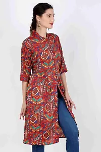 New Era Glamorous Jaipuri Rayon Women Kurti-thumb1