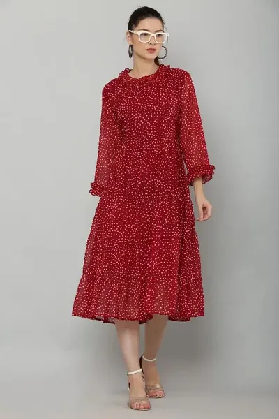 Stylish Fashion Polka Dot Dress