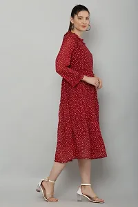 Stylish Fashion Polka Dot Dress-thumb1