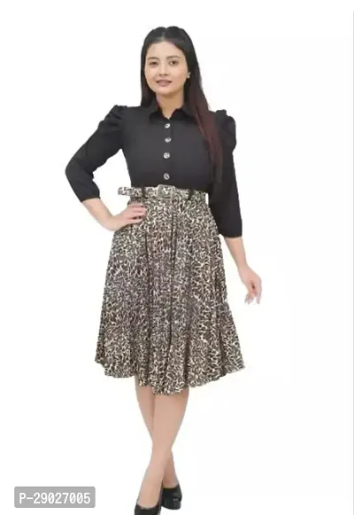 Women Stylish Printed A-Line Dress