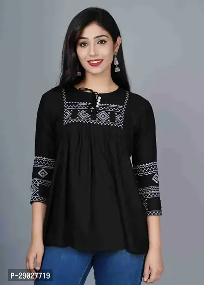 Women Stylish Embroidered Top-thumb0